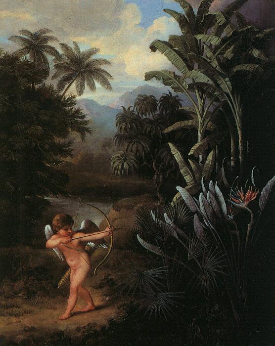 Philip Reinagle Cupid Inspiring the Plants with Love Sweden oil painting art